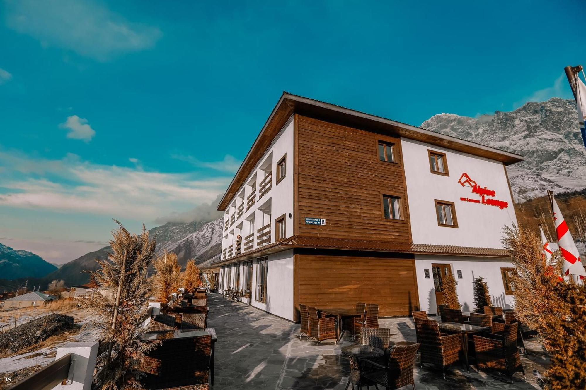 Hotel Alpine Lounge Kazbegi Exterior foto